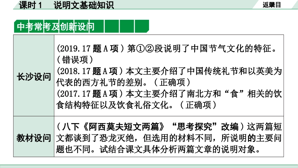 中考长沙语文3.第三部分  现代文阅读_1.专题一  说明文阅读_考点“1对1”讲练_课时1  说明文基础知识.pptx_第3页