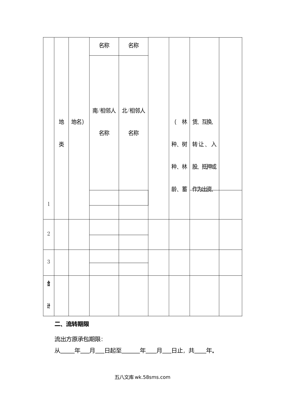 甘肃省集体林权流转合同.docx_第2页