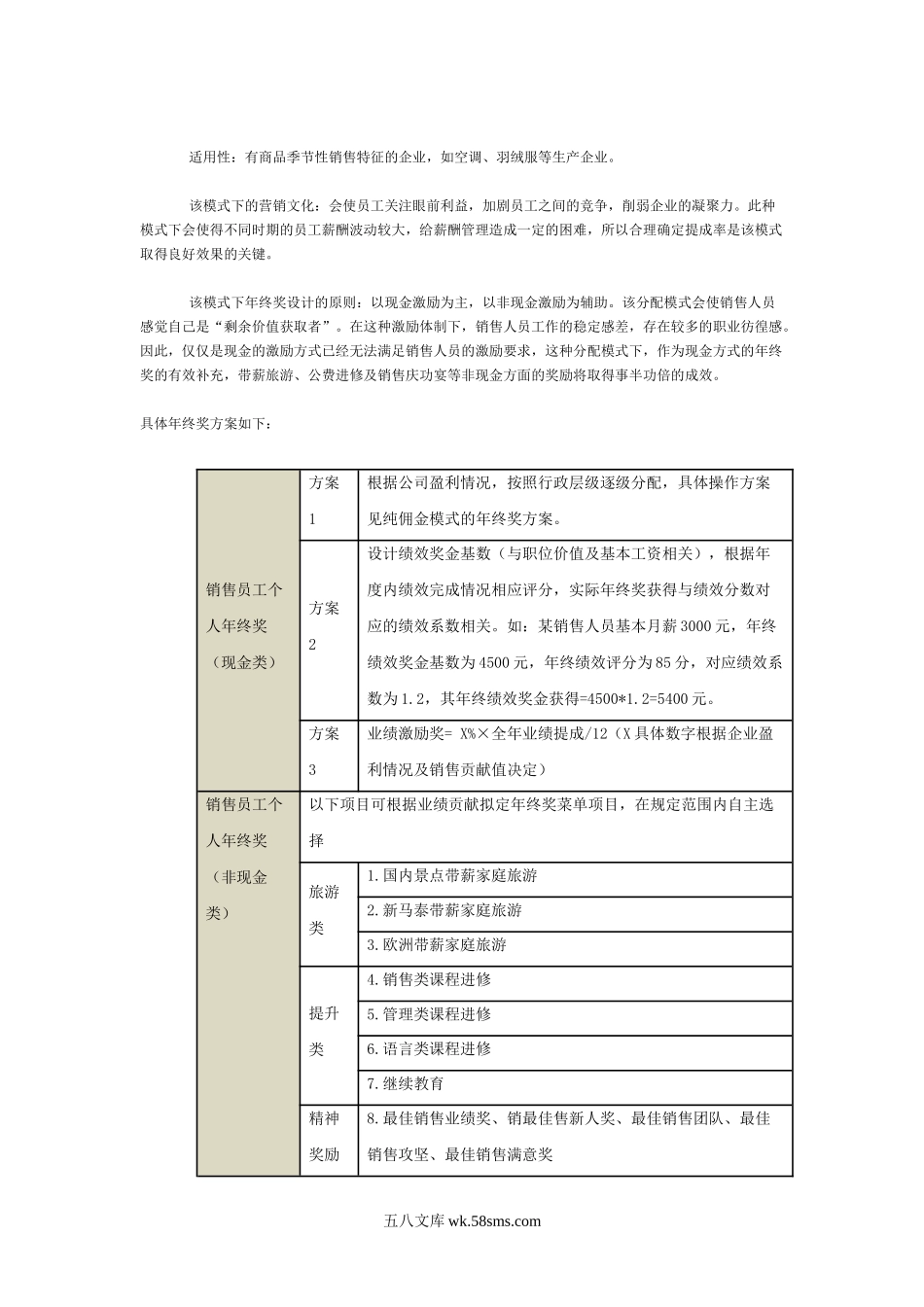 【技巧】六种薪酬模式下销售员工的年终奖发放策略.doc_第3页