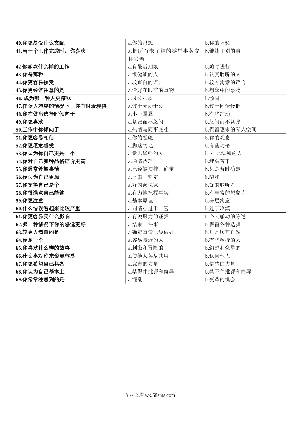 MBTI人格测验及解释.doc_第2页