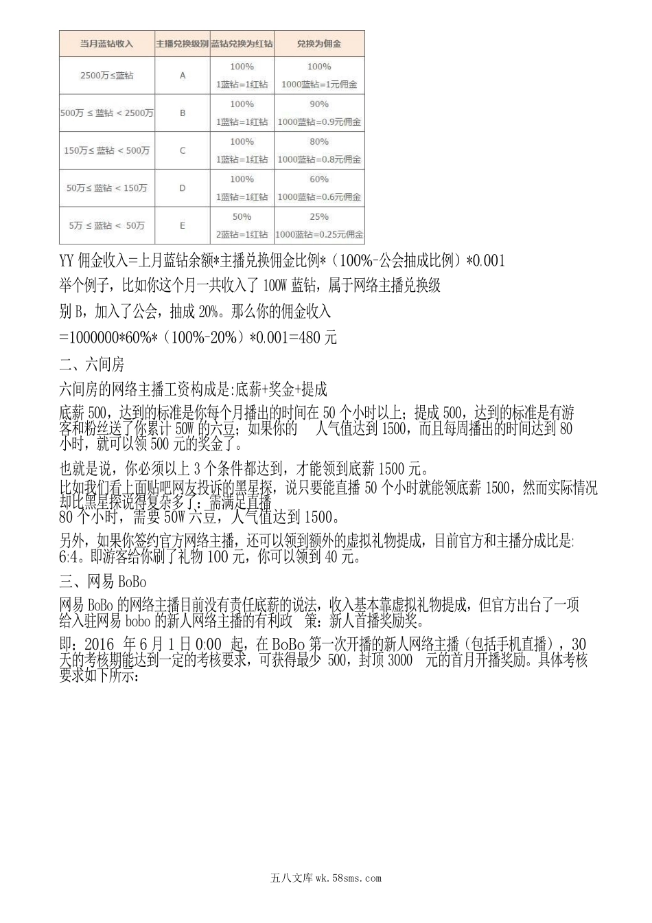 新手网络主播防骗必读：各大平台正常薪资【一】.docx_第2页