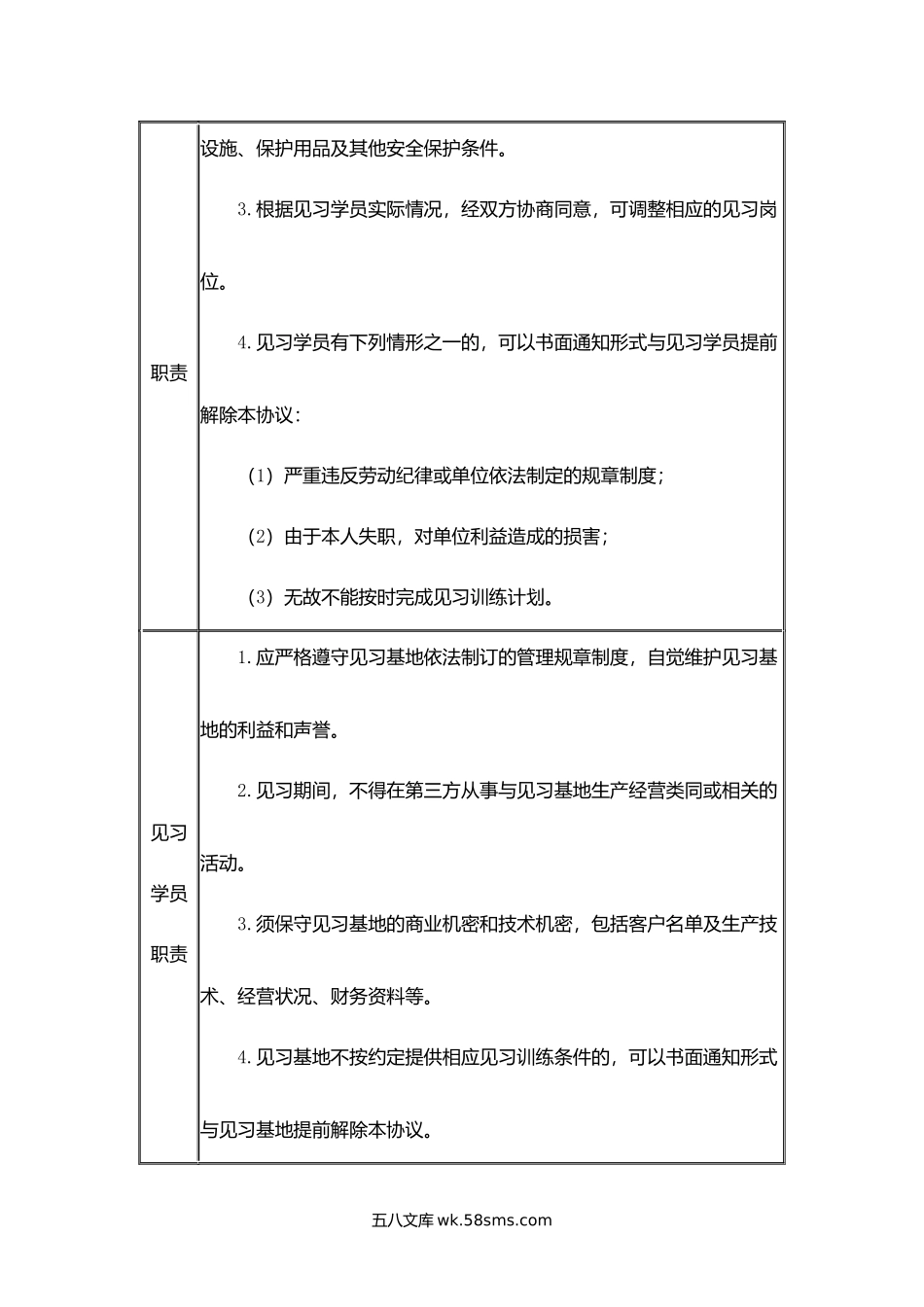 浙江省大学生见习协议书.docx_第2页