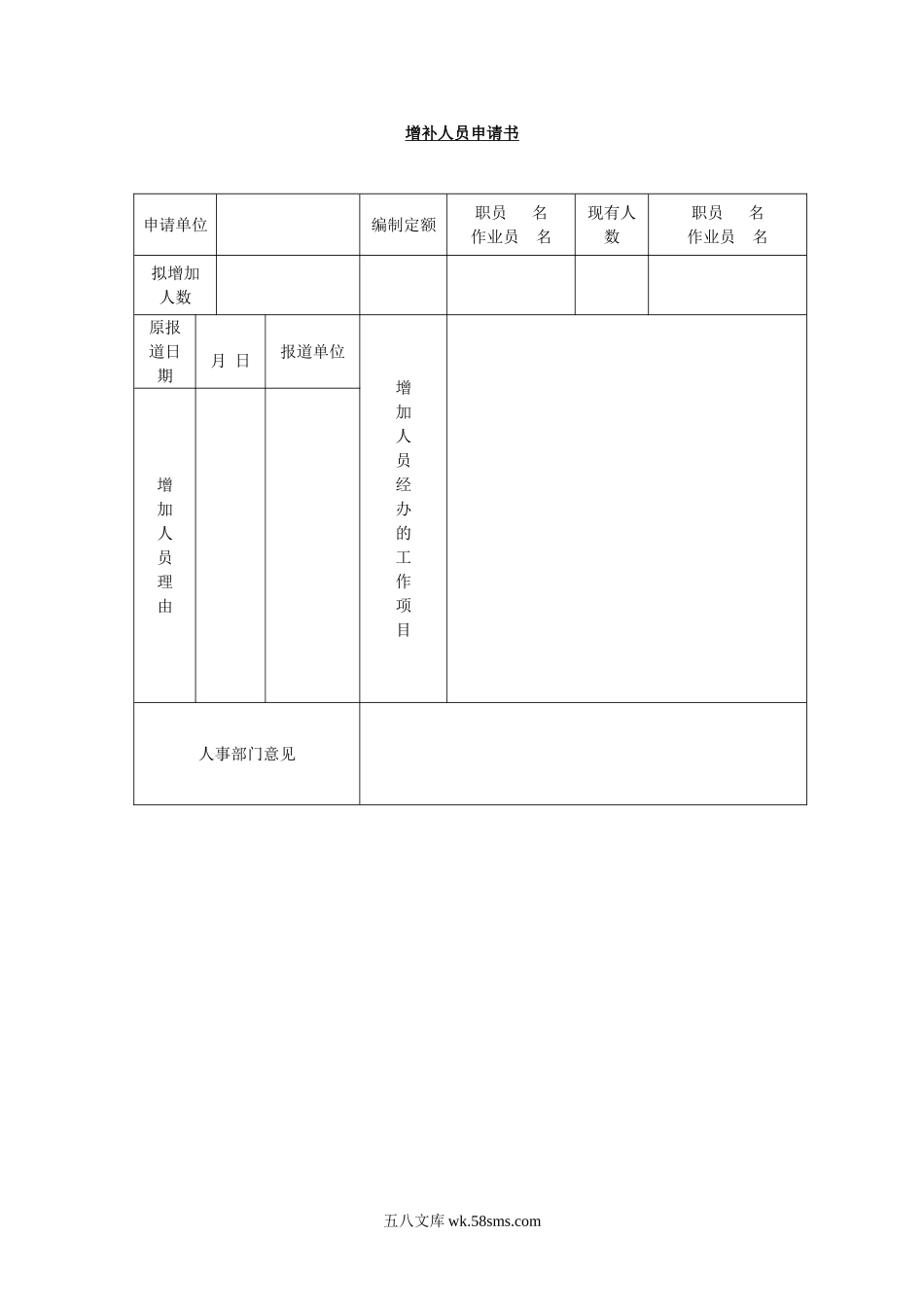 增补人员申请单.doc_第1页