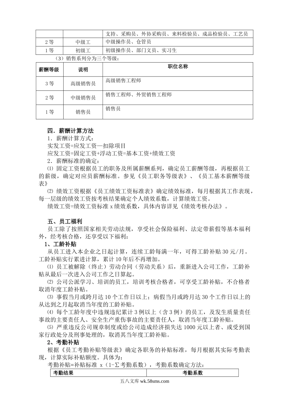 【制度】公司薪酬福利管理制度.doc_第2页