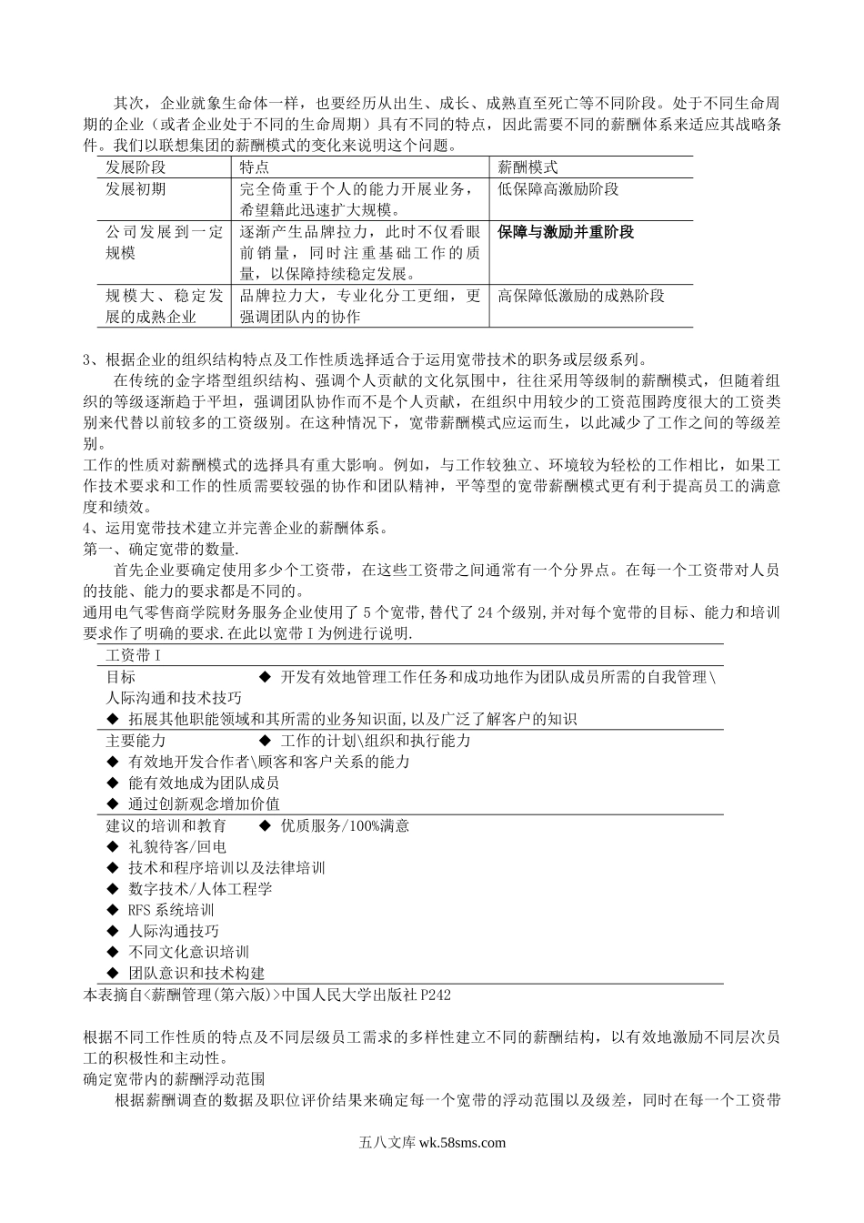 【流程】基于宽带的薪酬体系设计（内含流程图）.doc_第3页