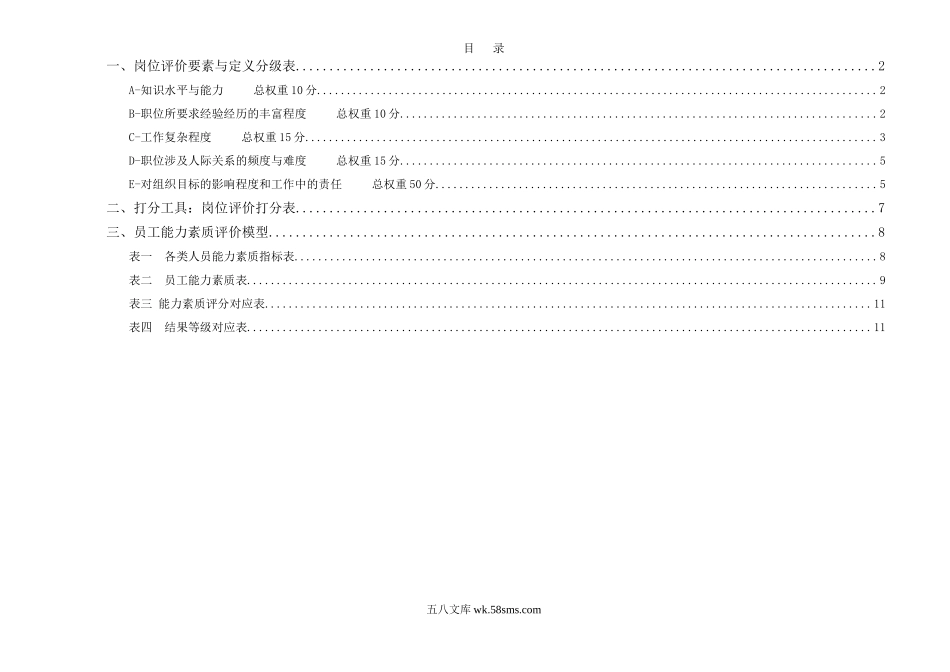 岗位评价方法与实战手册（分级表、打分工具、评价模型）.doc_第2页