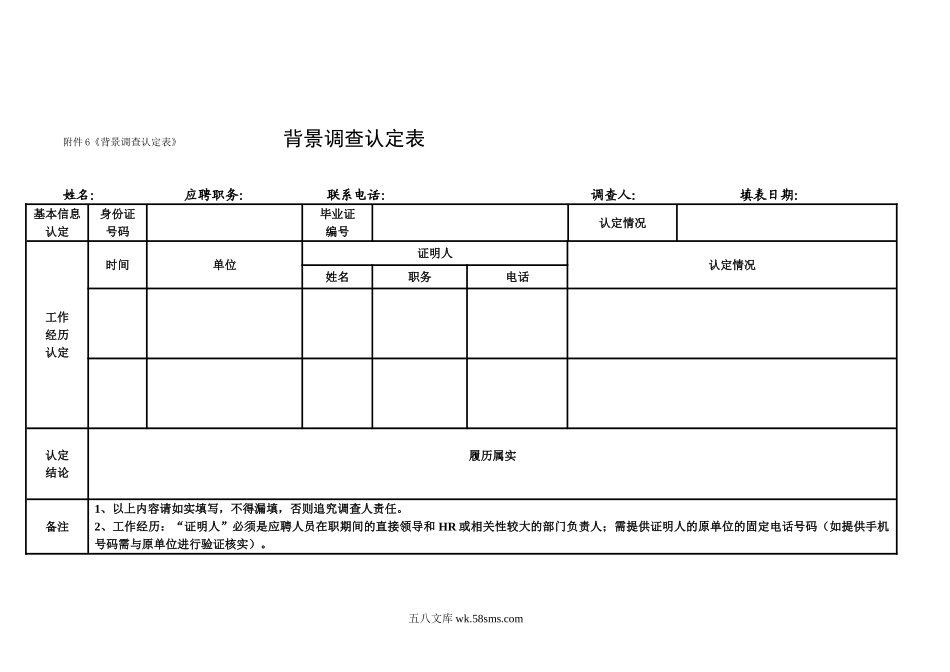 《背景调查认定表》.doc_第1页