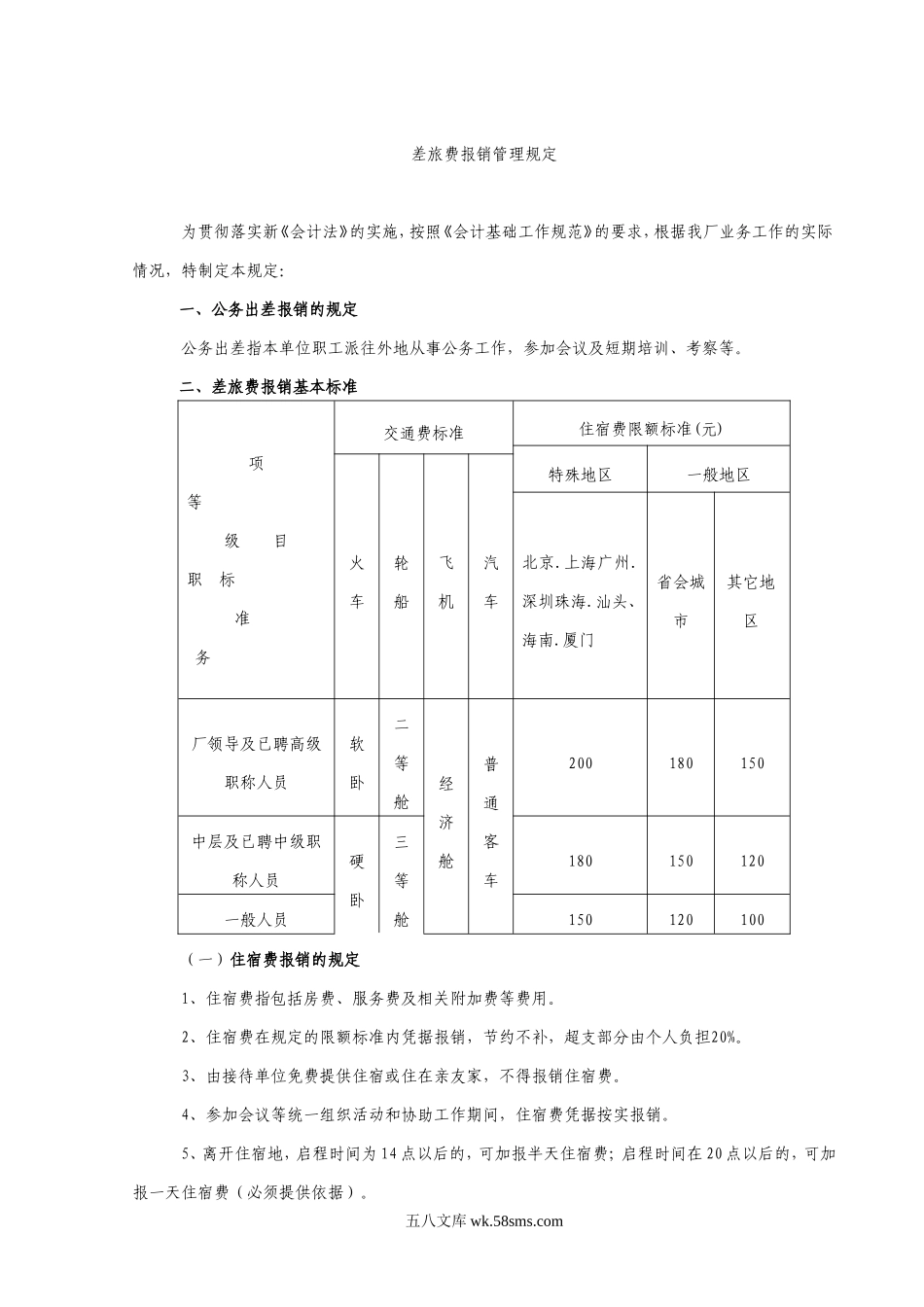 差旅费报销管理规定.doc_第1页