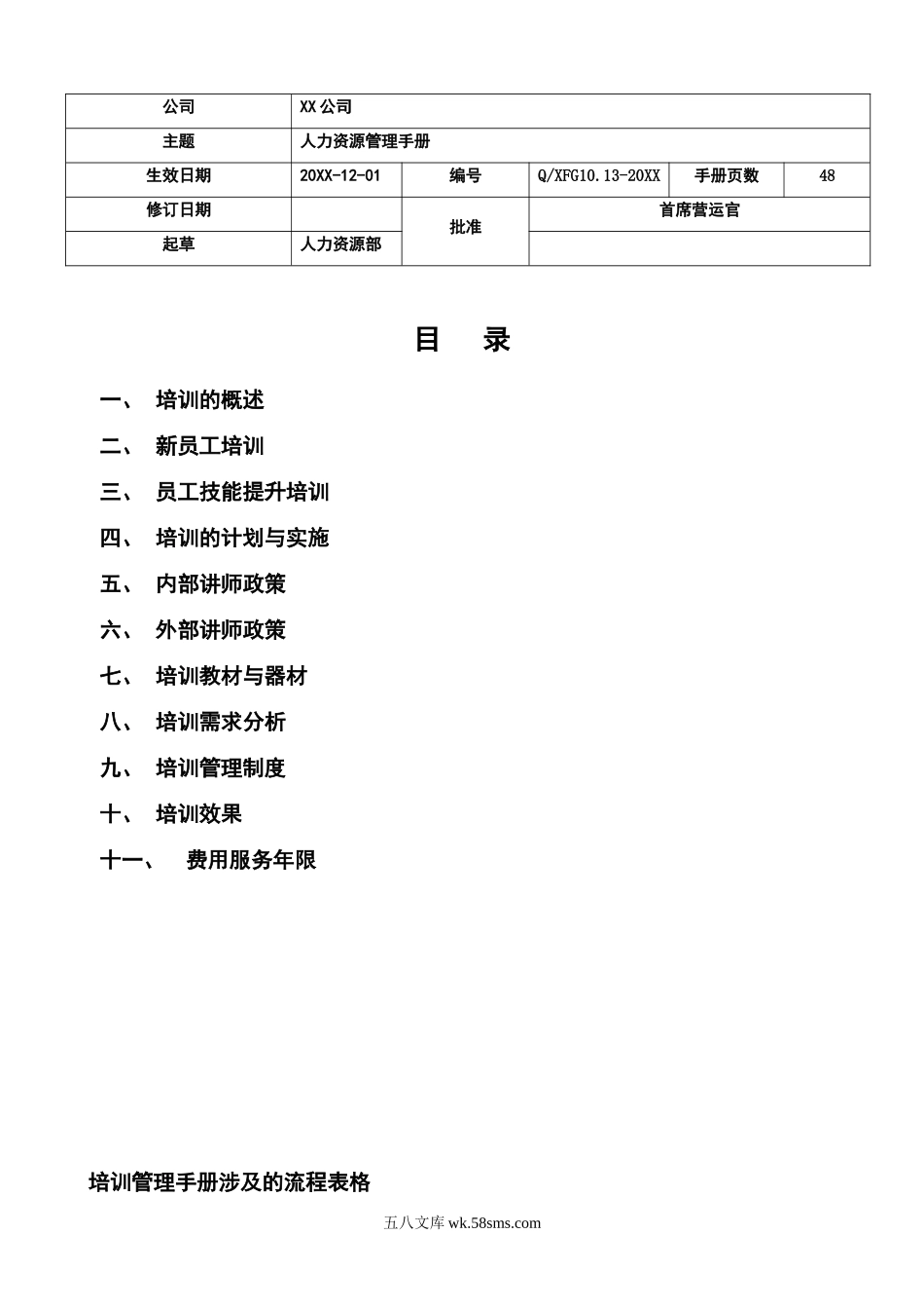 经典培训管理手册.doc_第1页
