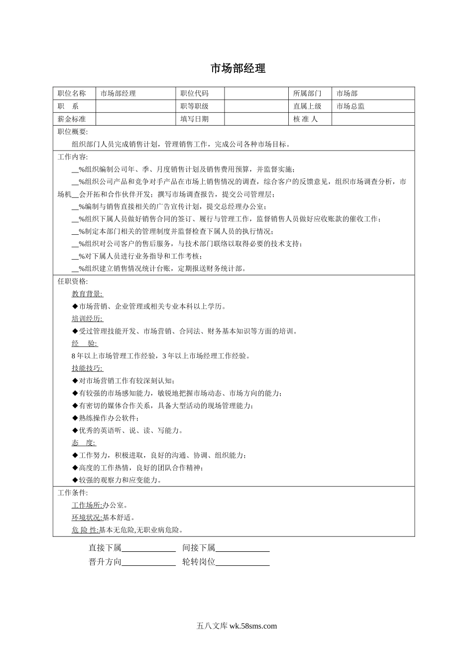 市场部经理.doc_第1页