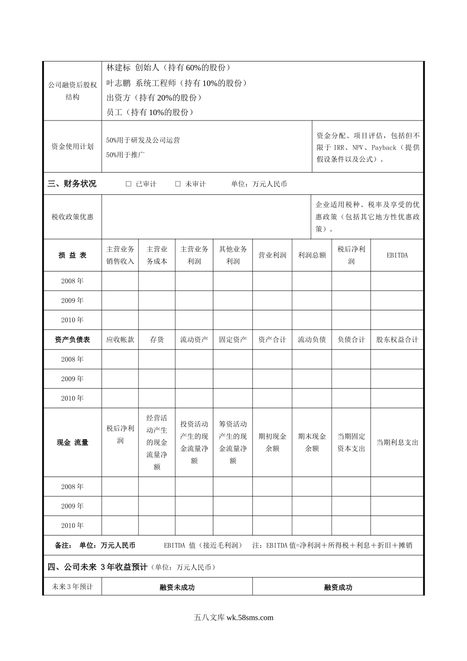 股权融资项目计划书.doc_第3页