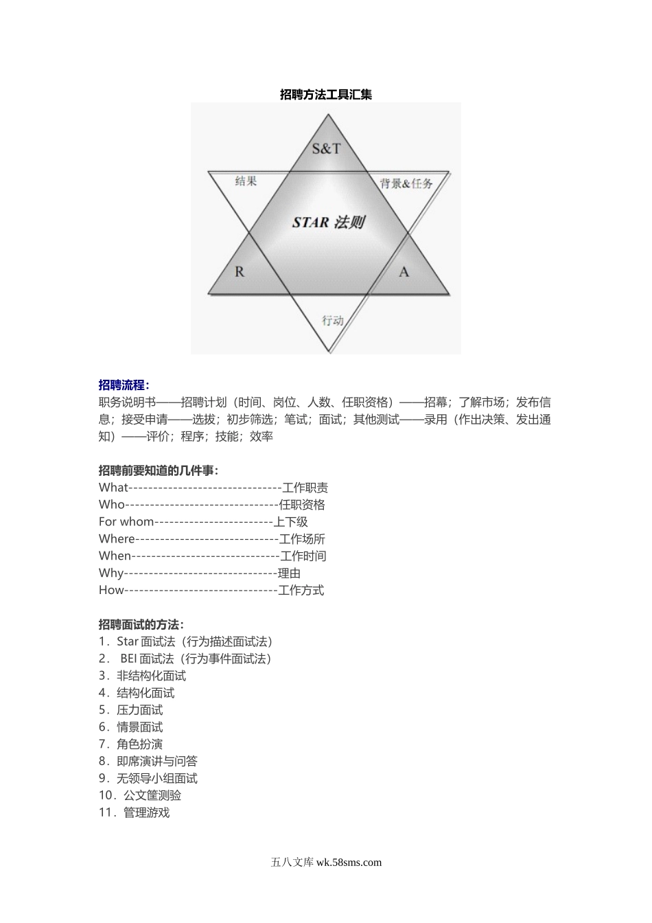 招聘方法工具汇集.doc_第1页