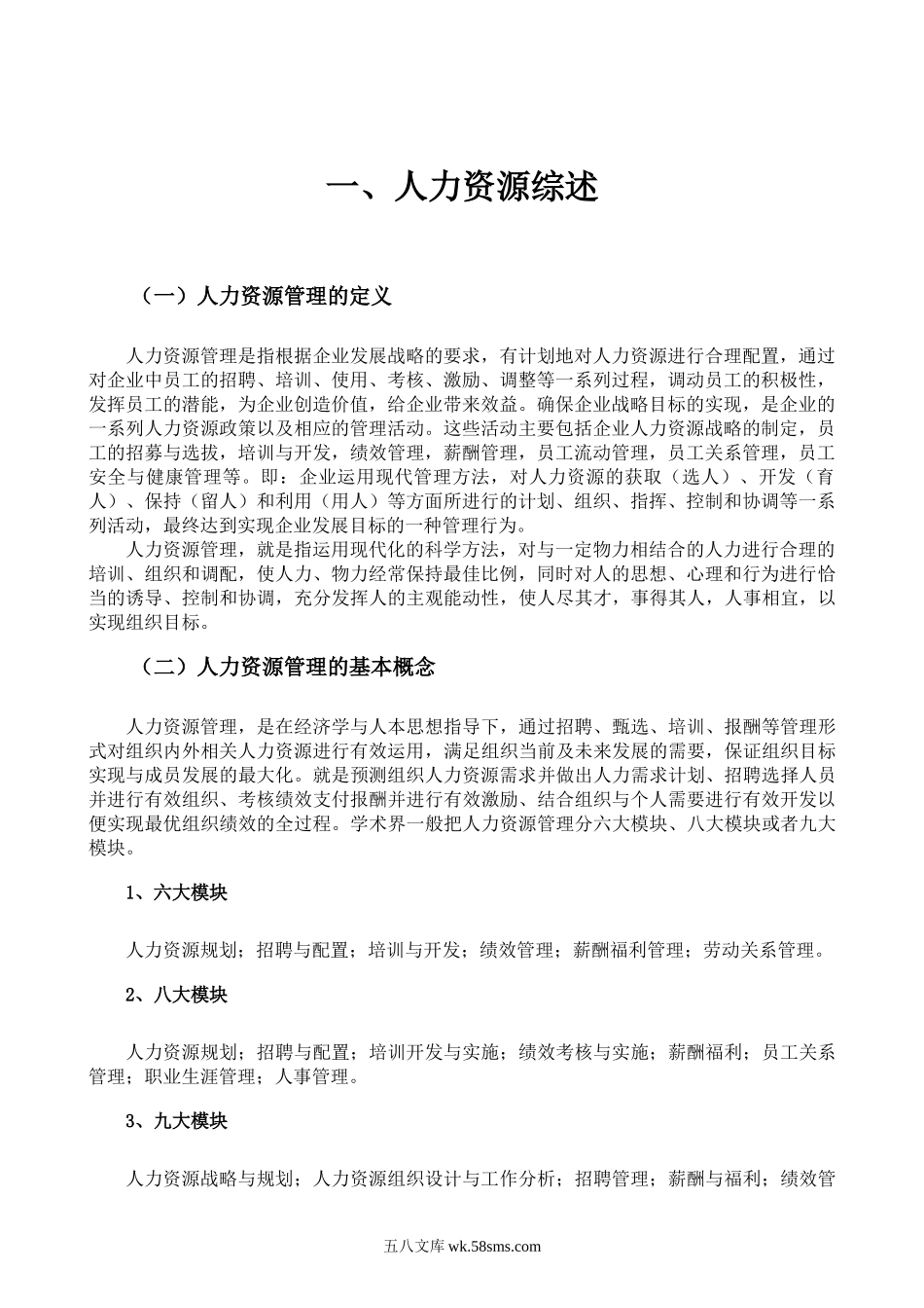 人力资源体系建设方案(经典).doc_第3页