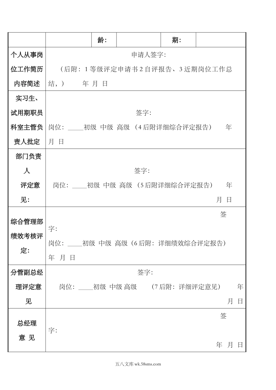 公司职员岗位等级评定.docx_第3页