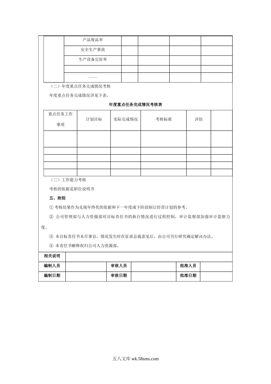 生产总监绩效考核指标.doc_第3页