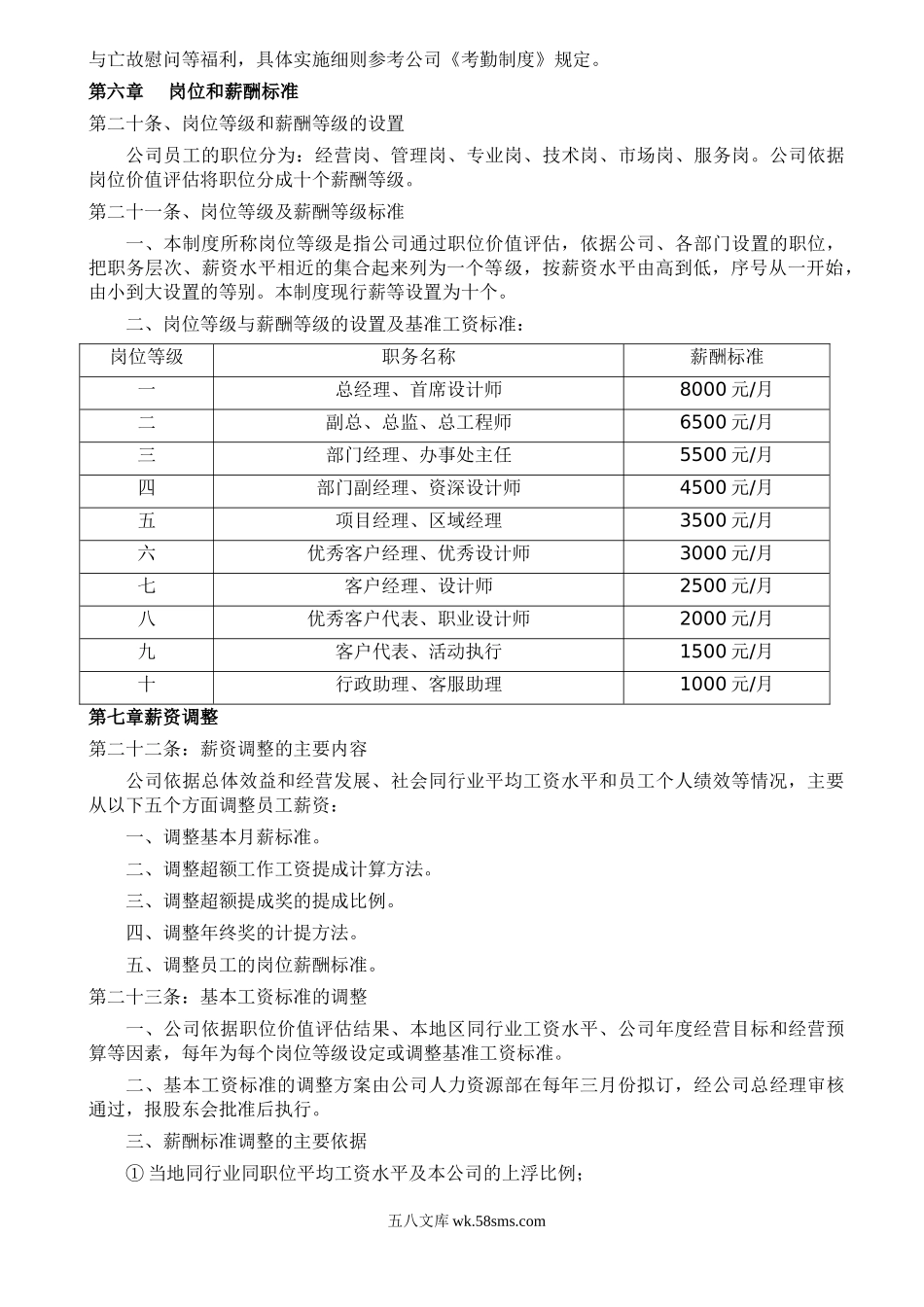 xx网络科技公司薪酬制度.doc_第3页