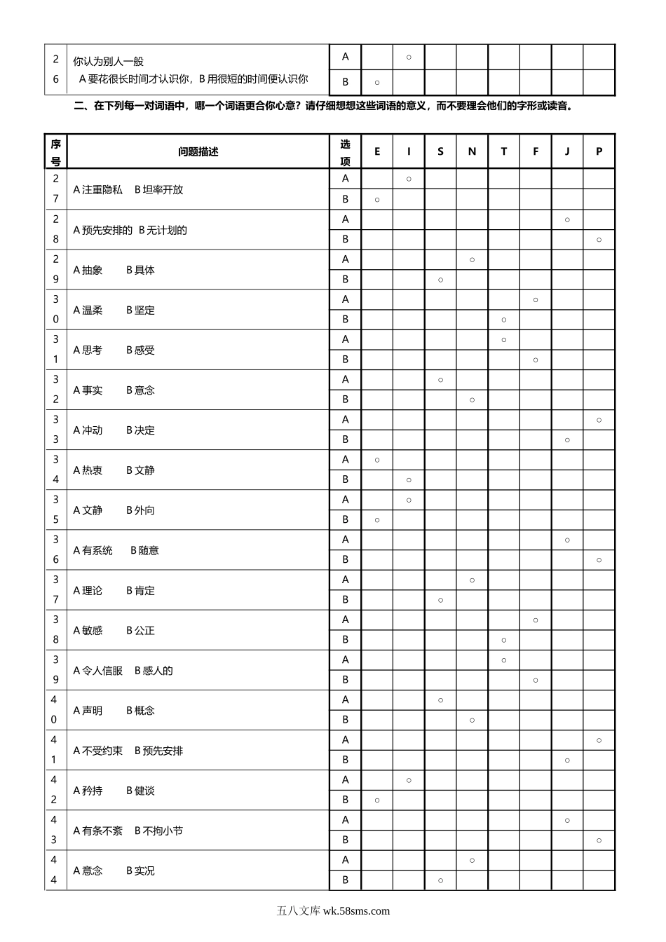 MBTI职业性格测试题.doc_第3页