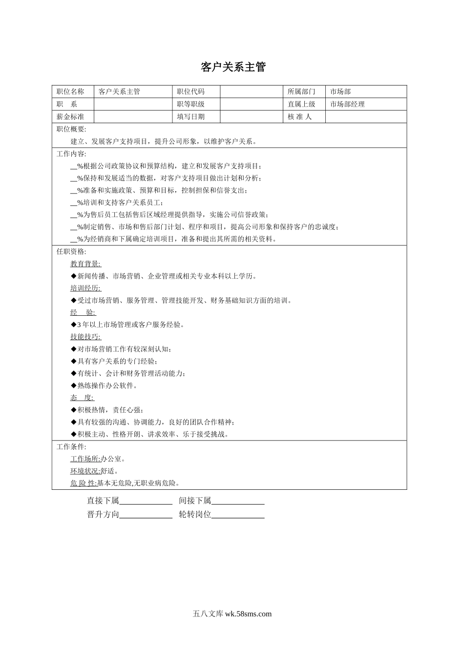 客户关系主管.doc_第1页