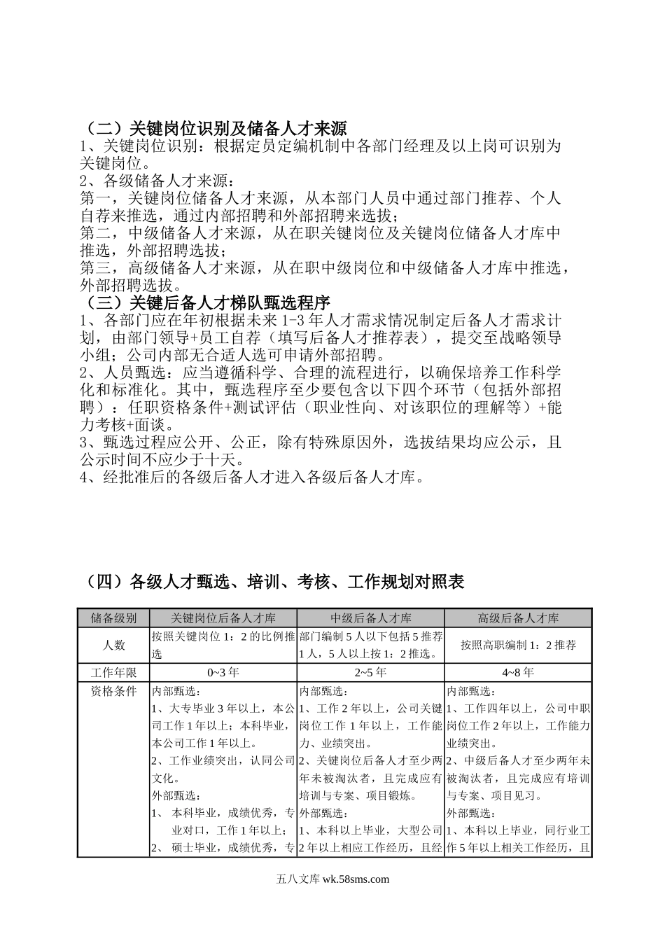 人才培养与梯队建设方案.doc_第3页