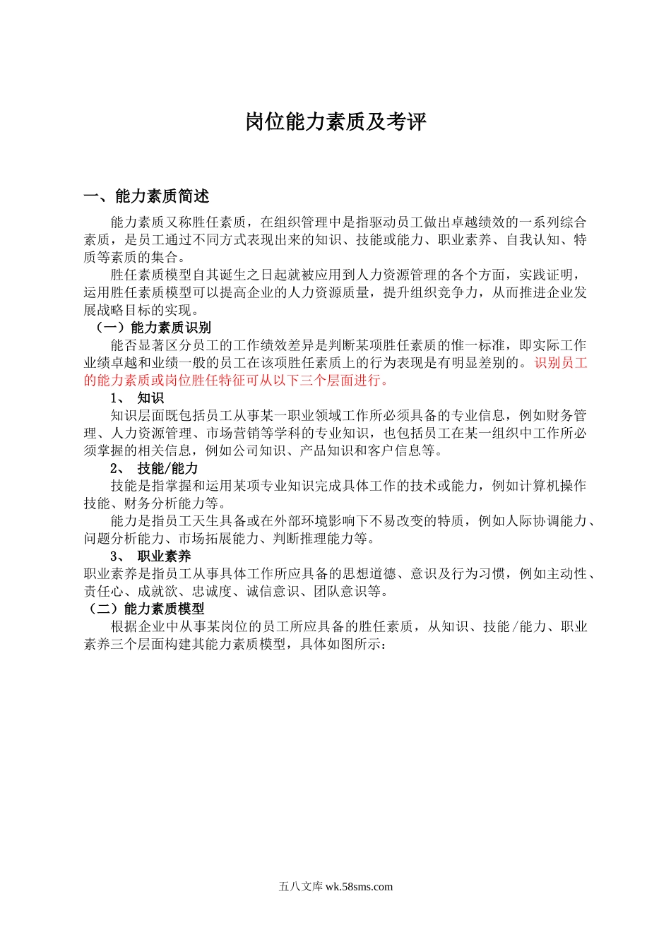 岗位能力素质及考评表.docx_第1页