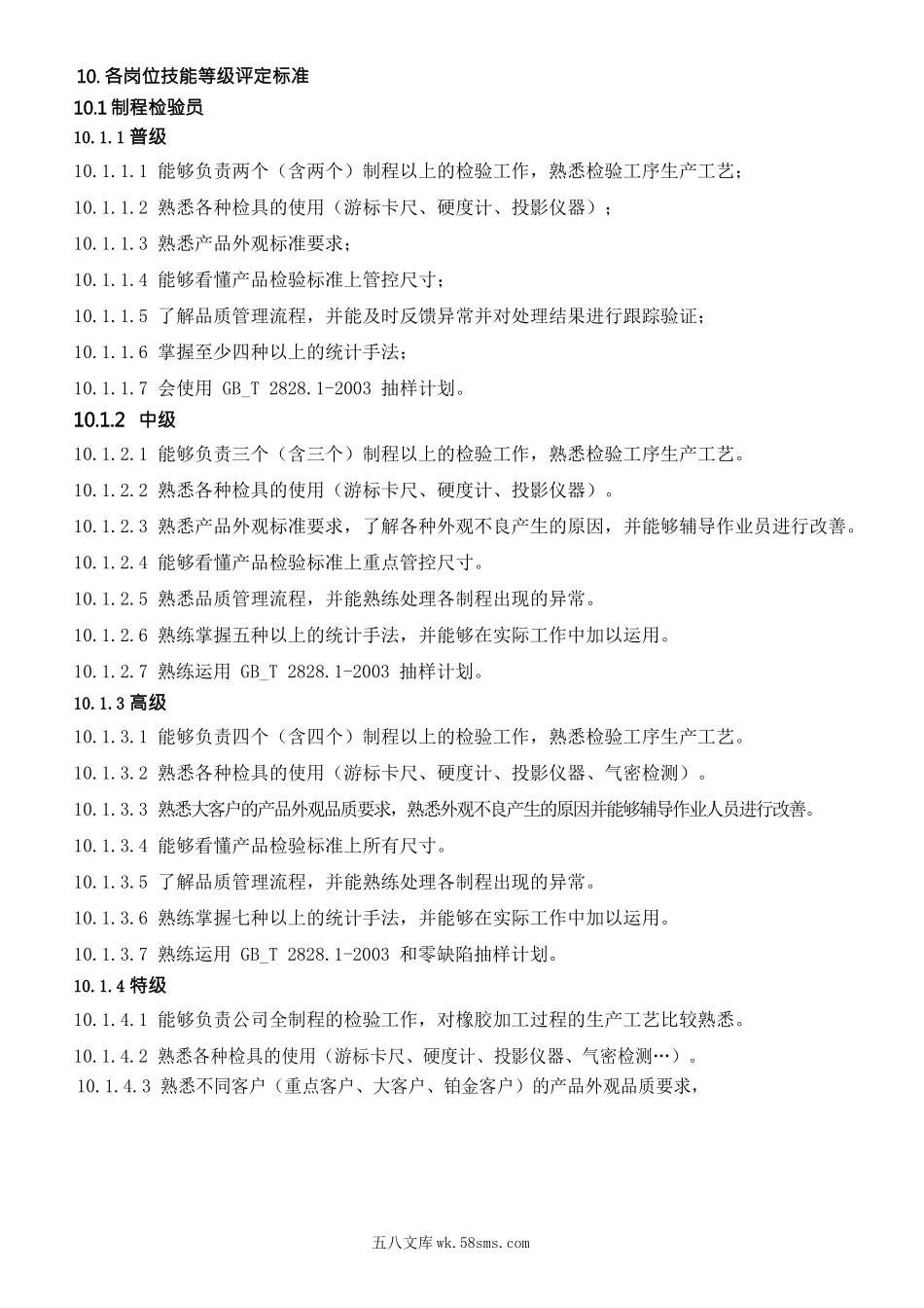 人员岗位技能等级评定管理办法管办法修订版.docx_第3页