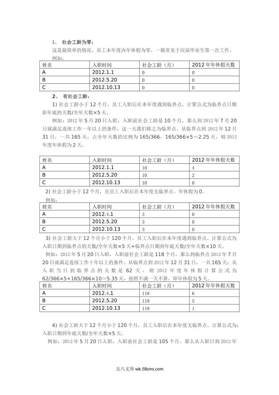 职工带薪年休假的21种核算公式.docx_第2页