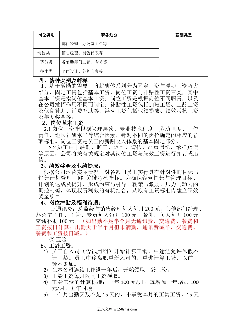 某传媒公司薪酬方案.doc_第2页