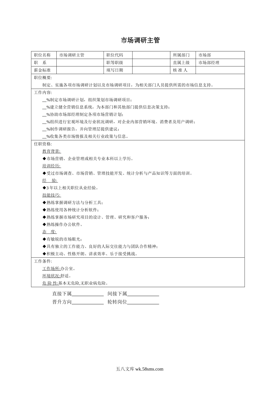 市场调研主管.doc_第1页