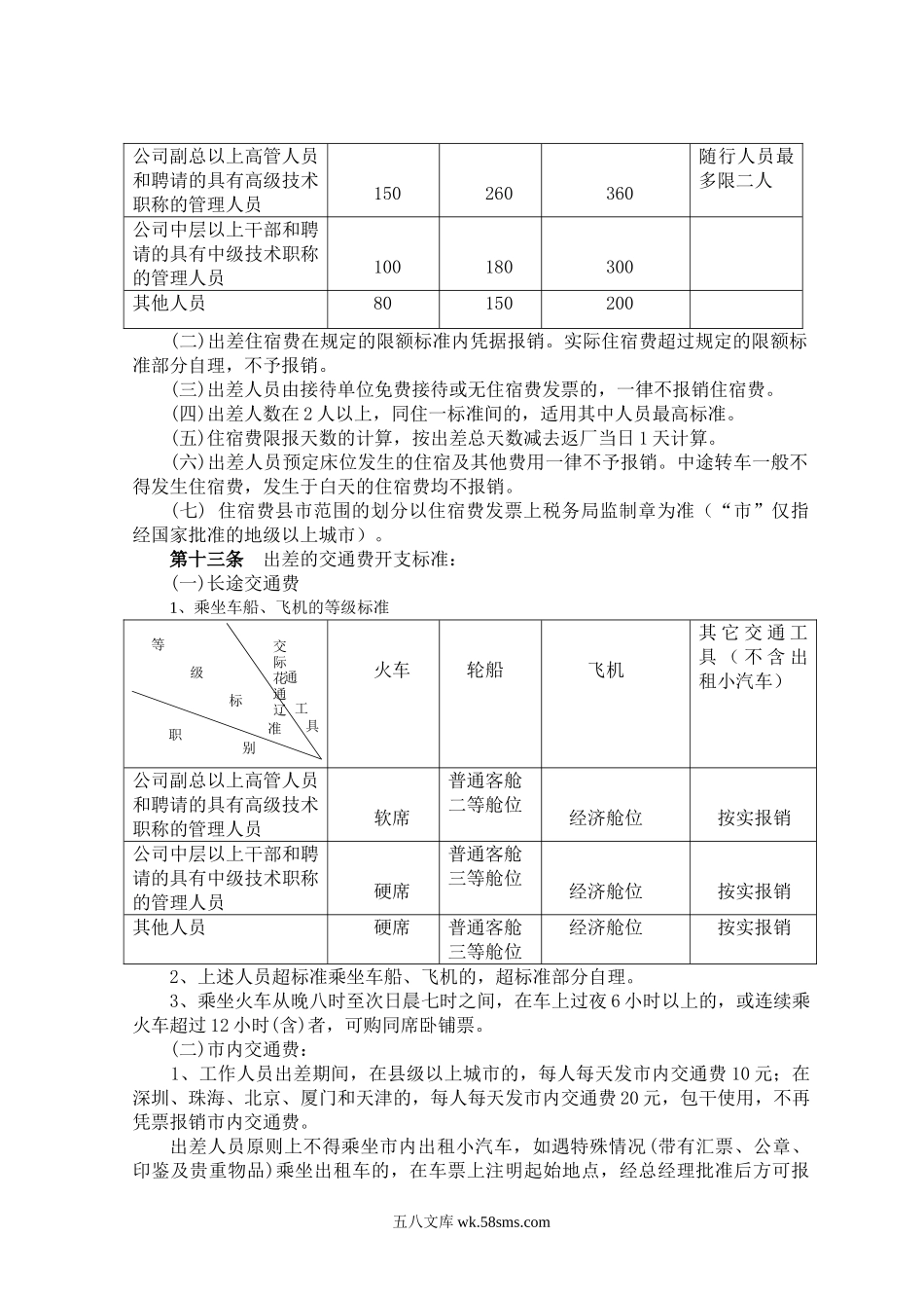 出差及差旅费报销管理规定.doc_第2页