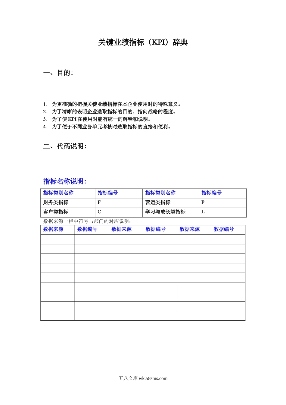 平衡计分卡指标词典.DOC_第1页