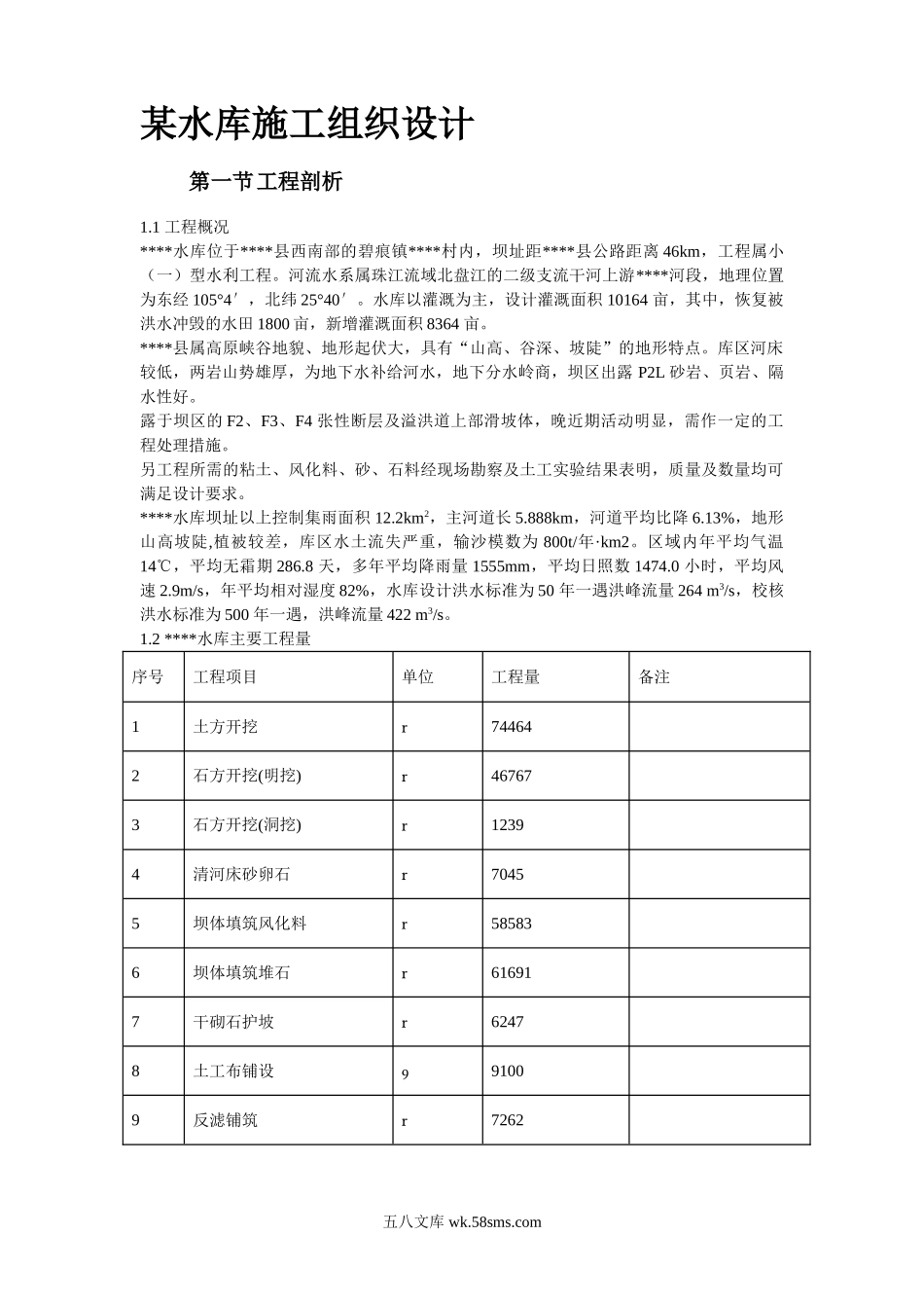 某水库施工组织设计.doc_第2页