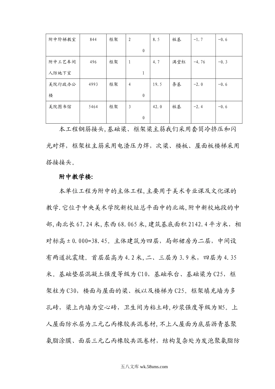 中央美院迁建工程施工组织设计.doc_第2页