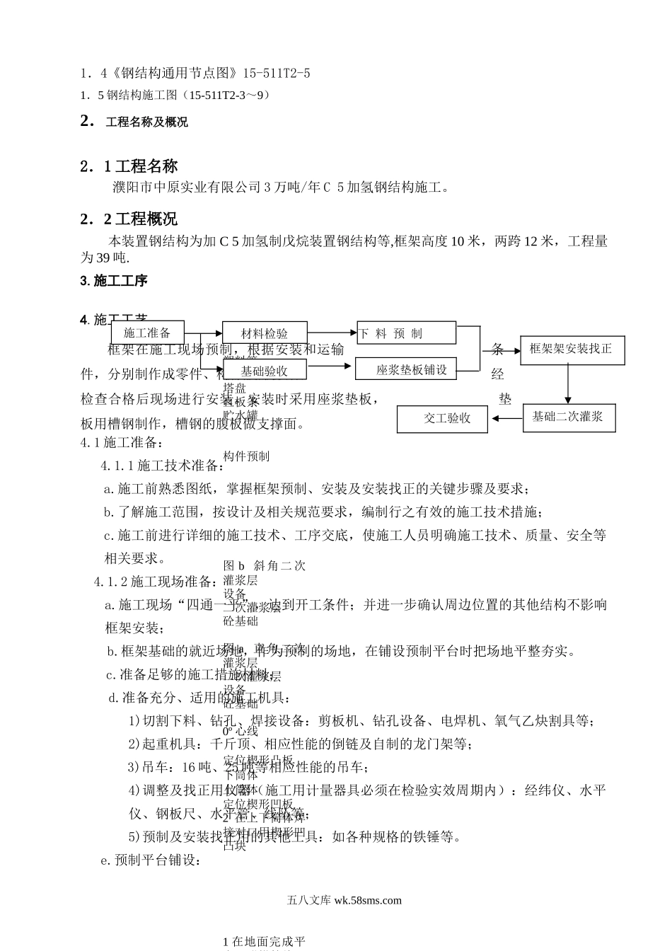 濮阳市中原实业化工有限公司年产万吨C加氢装置钢结构施工方案 .doc_第2页