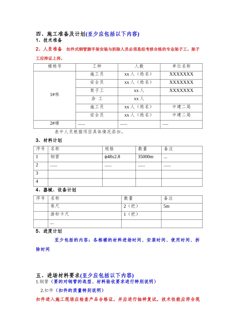 落地式脚手架安全专项施工方案（要点）.doc_第3页