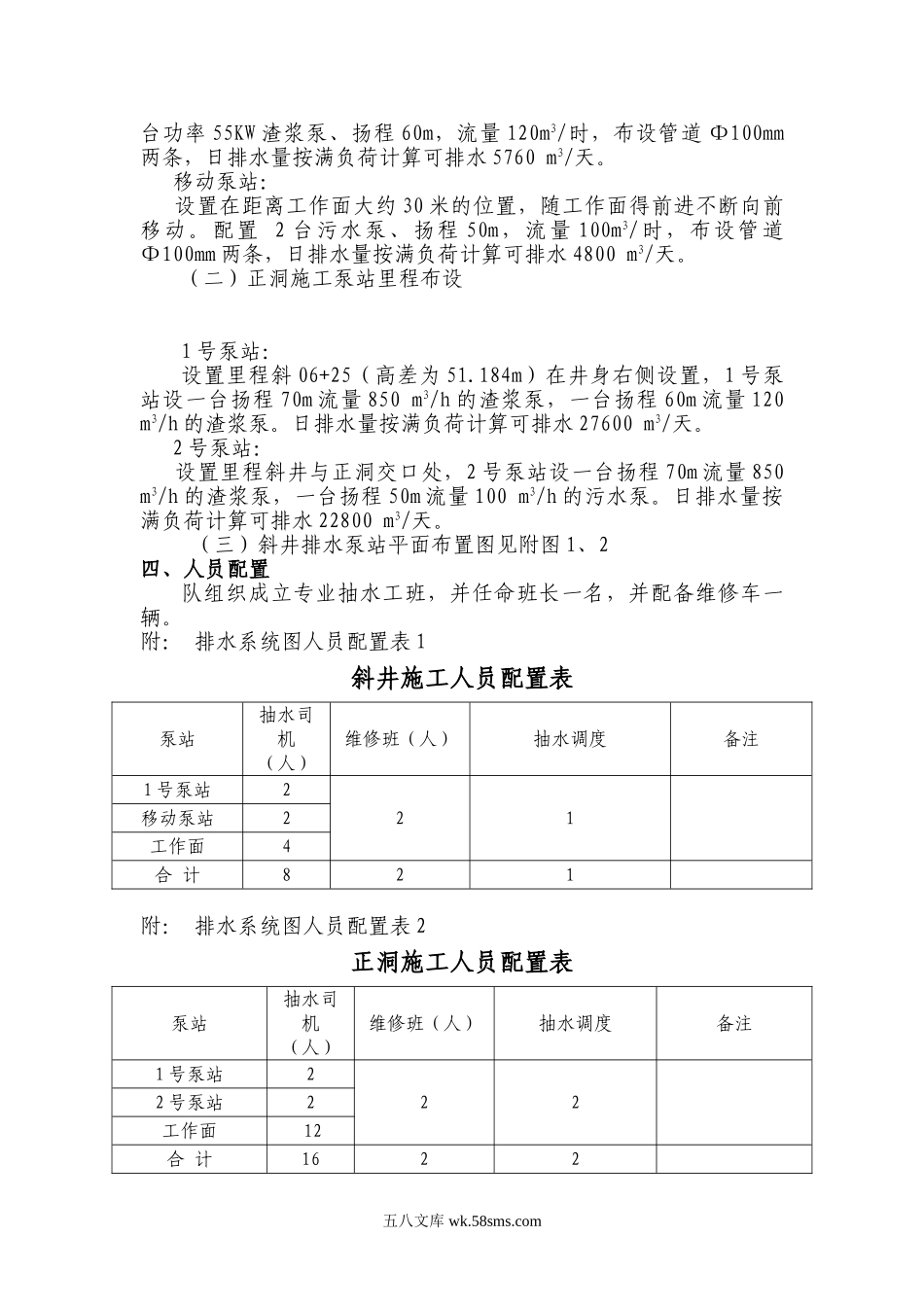 某隧道雪沟斜井抽排水方案.doc_第2页