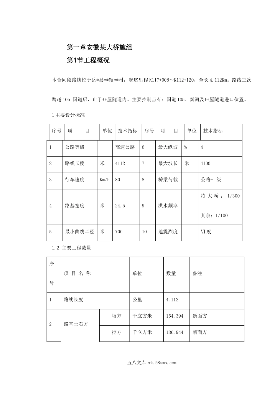 安徽省某段高速公路施工组织设计.doc_第2页