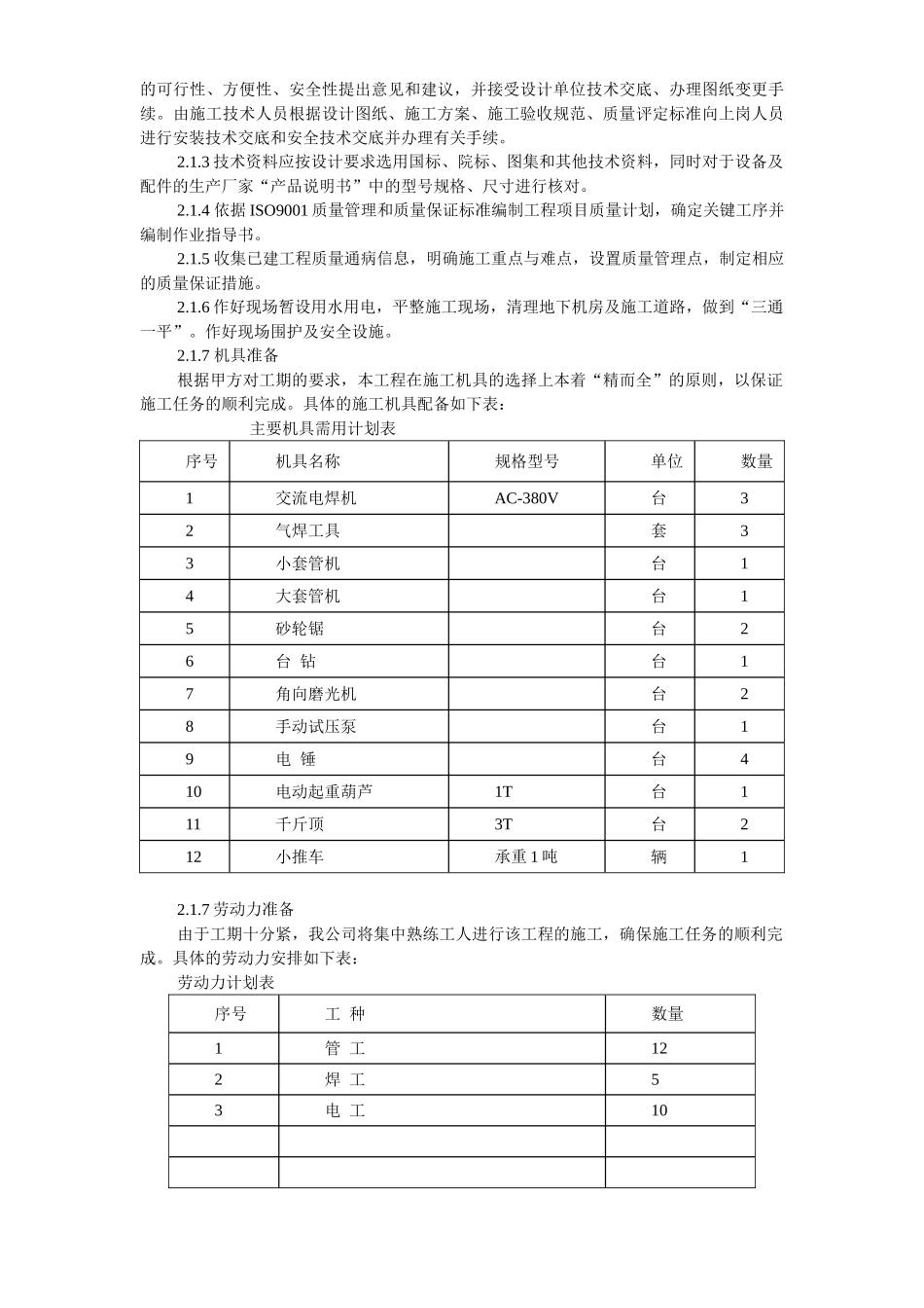 国家某局办公楼空调改造工程施工方案.doc_第3页