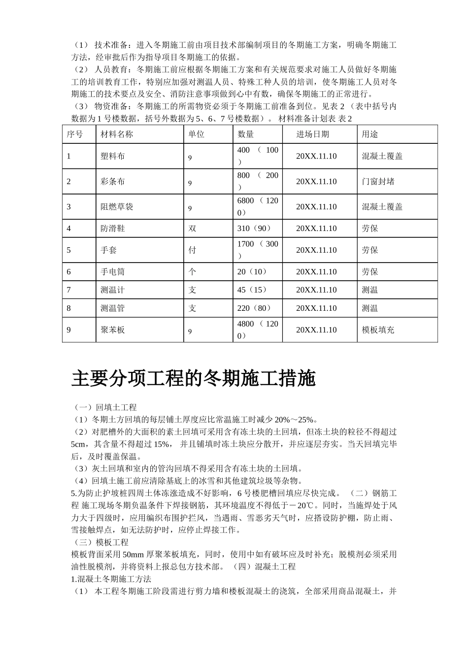 北京某项目冬期施工方案.doc_第3页