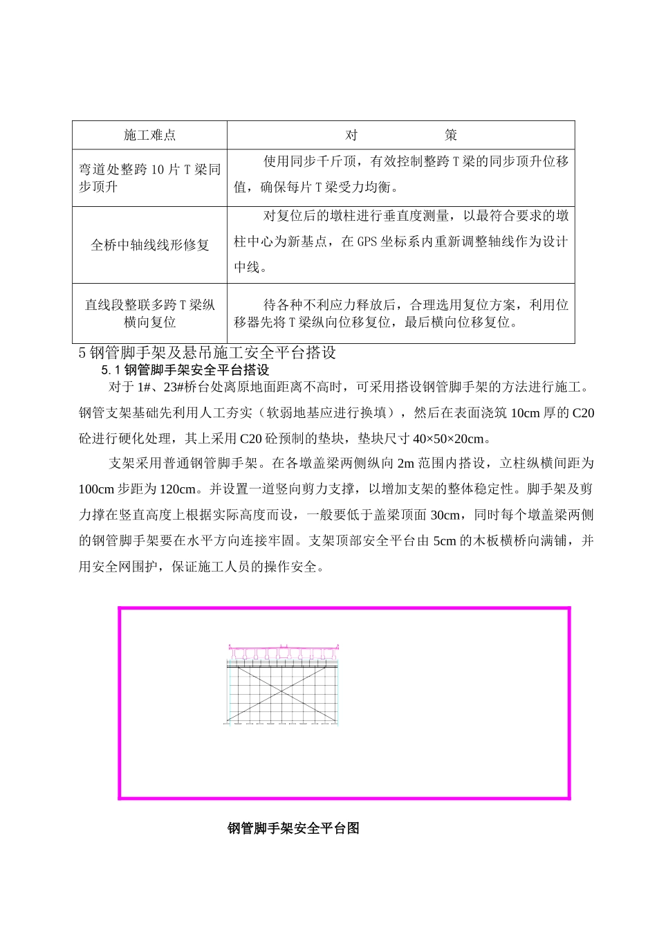 都汶路庙子坪大桥引桥米T梁复位加固实施性施工方案.doc_第3页