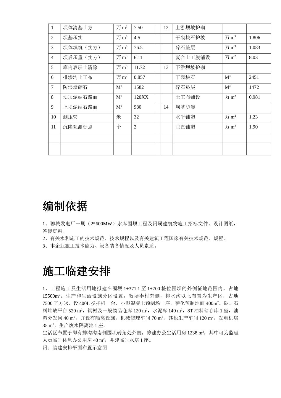 某城发电厂水库第三标段施工组织设计及质量安全控制措施.doc_第3页