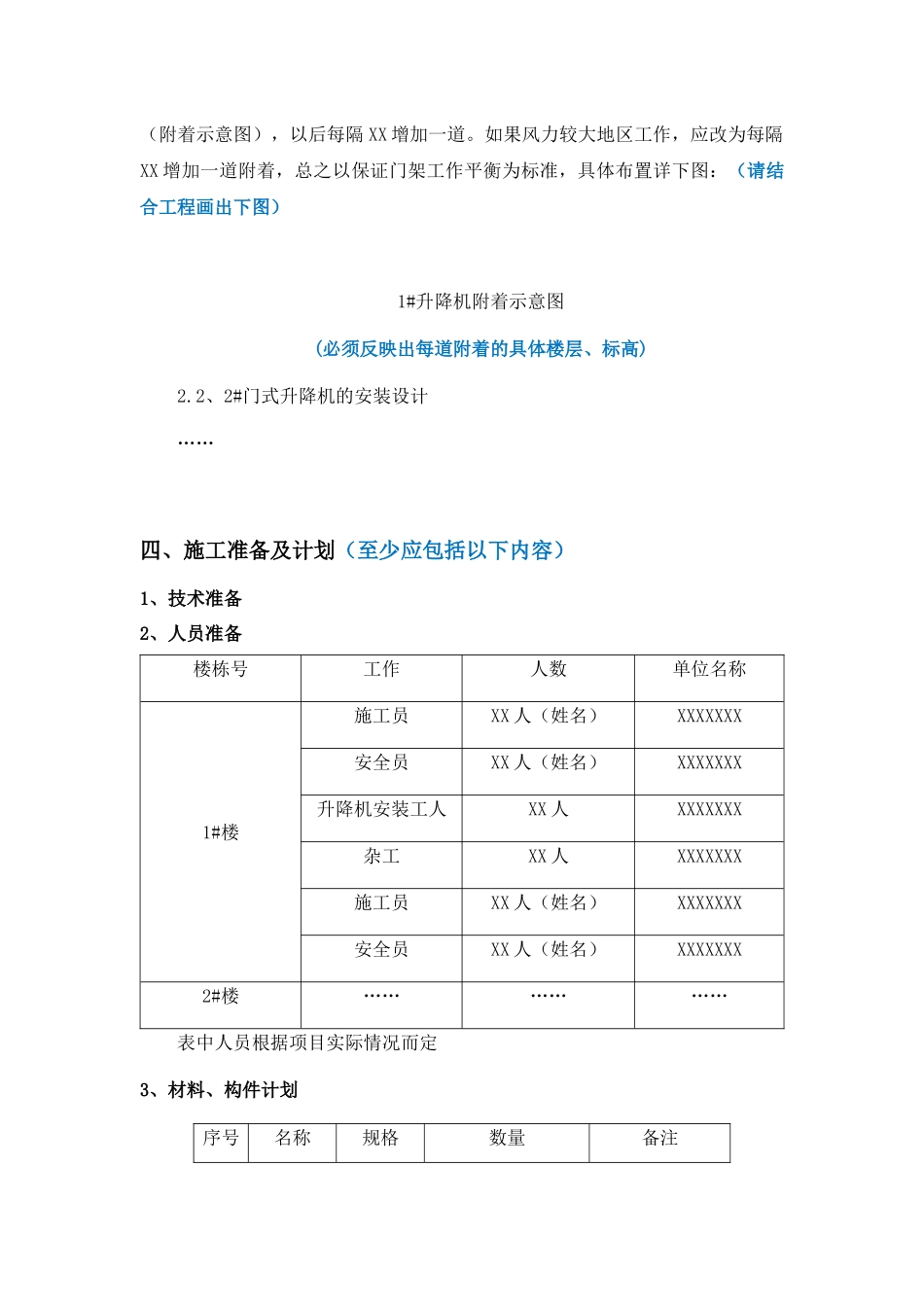 XX项目门式升降机安全专项施工方案编制审核要点.docx_第3页