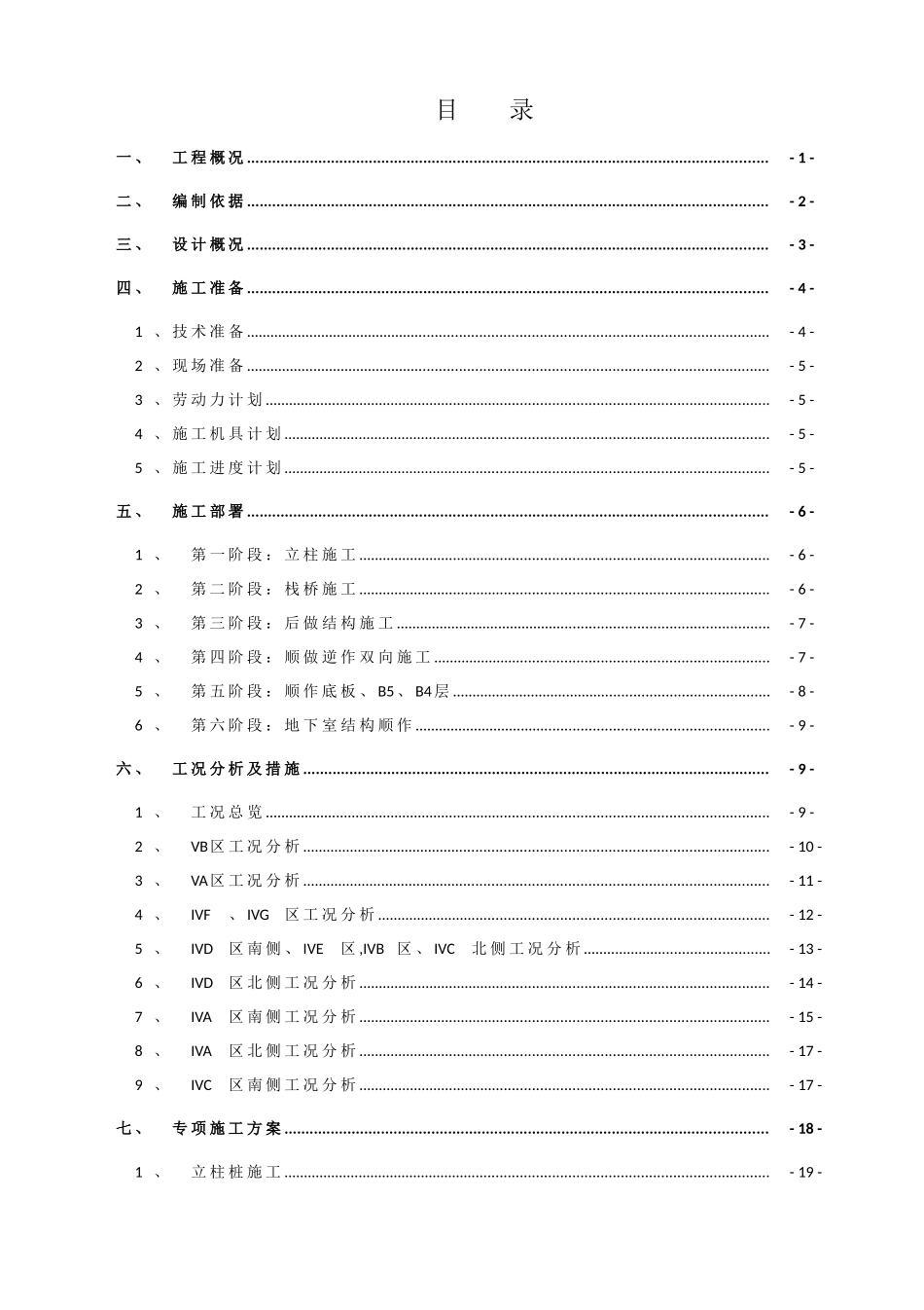 XX项目逆作法安全专项施工方案.doc_第3页