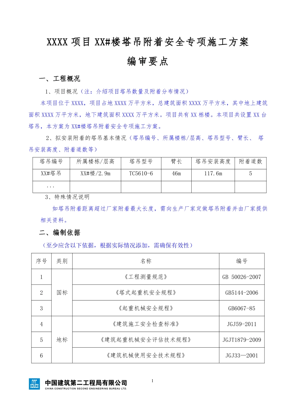 塔吊附着安全专项施工方案（编制、审核要点）.pdf_第1页