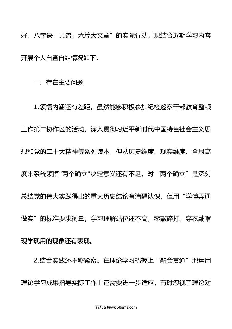 3篇年纪检干部整顿党性分析报告附党课讲稿.doc_第2页