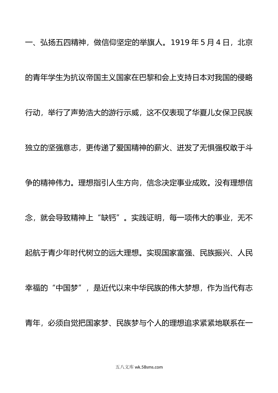 五四青年节座谈交流发言提纲.docx_第2页