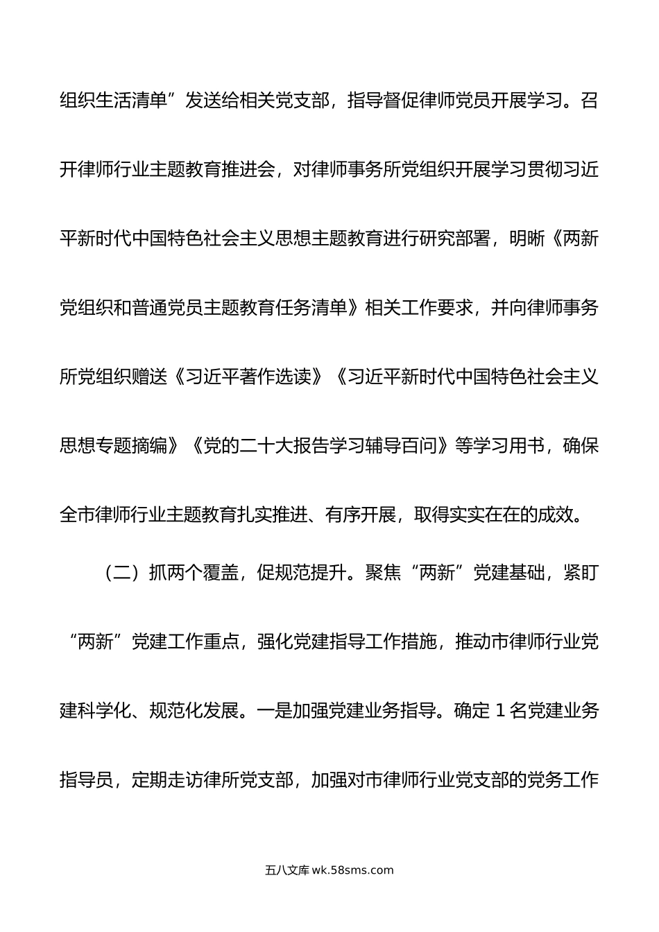 市司法局年抓两新组织党建工作述职报告.docx_第2页