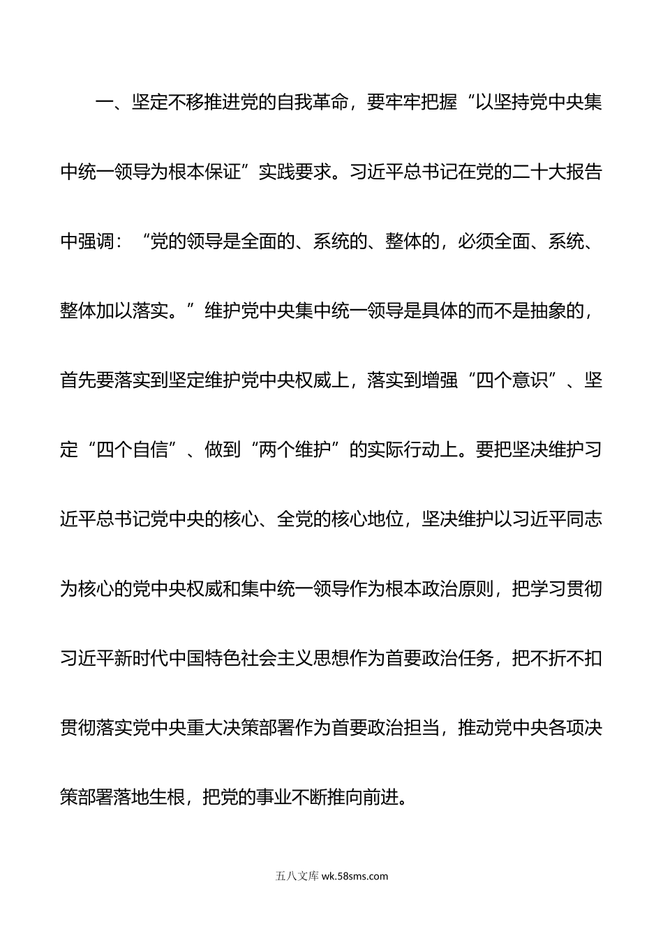 党课讲稿：把握“九个以”实践要求，坚定不移推进党的自我革命.doc_第2页