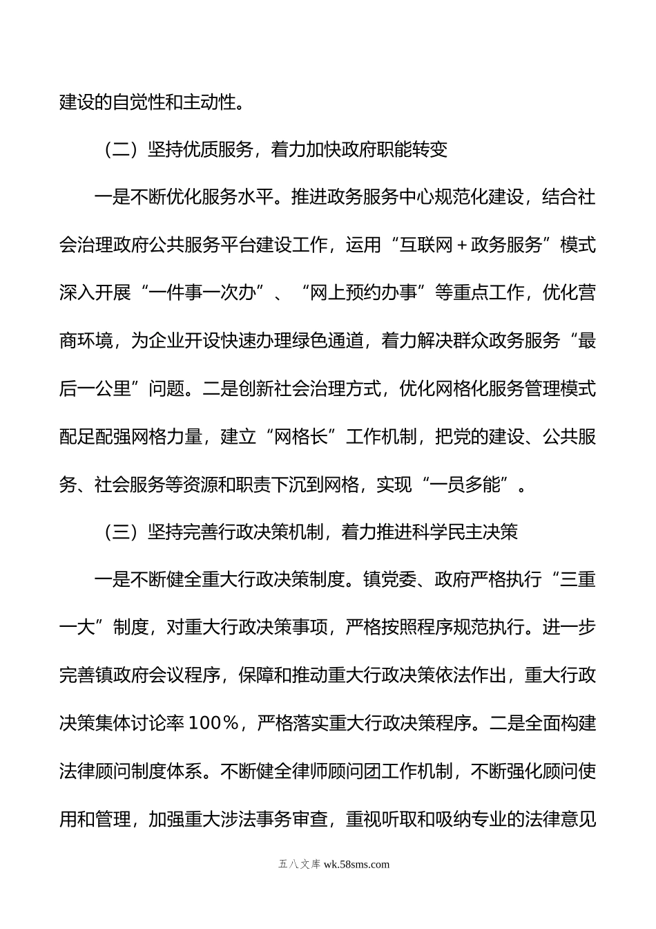 履行推进法治政府建设第一责任人职责的述职报告.doc_第2页