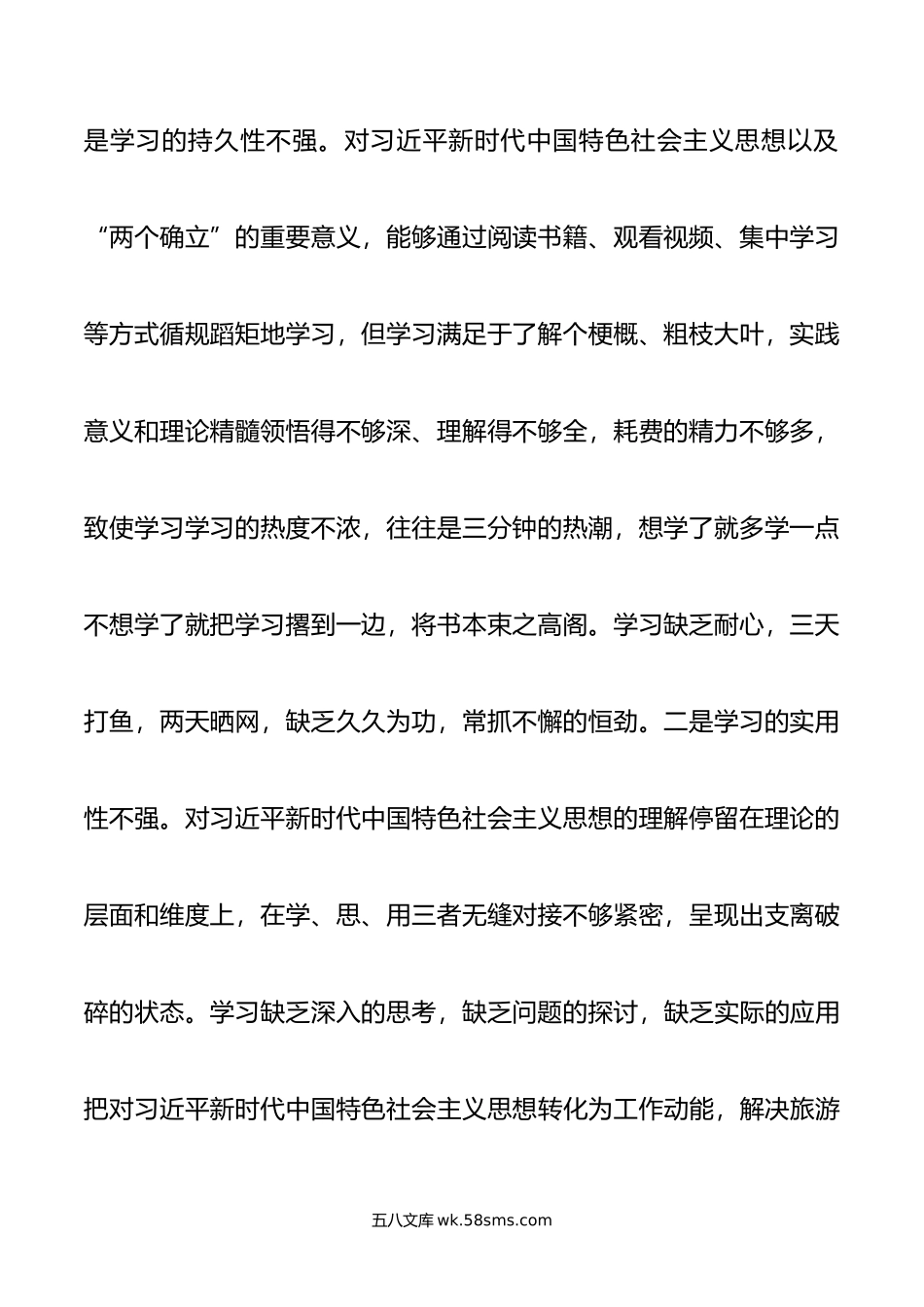 区委常委、宣传部长年度主题教育专题民主生活会个人发言提纲.doc_第2页