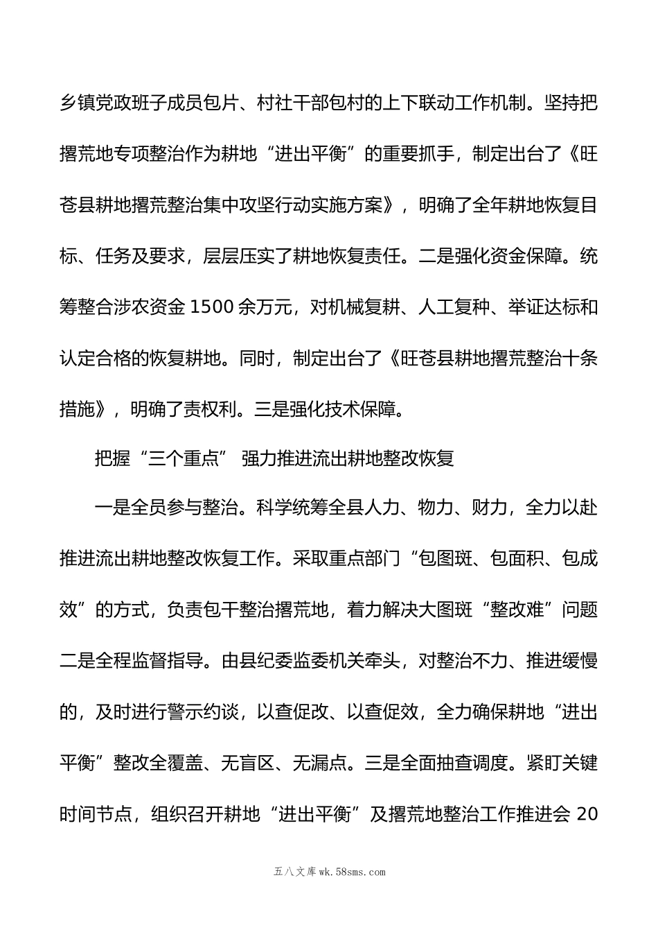 【常务副县长中心组研讨发言】从严管控耕地“进出平衡”+探索耕地保护新路径.doc_第2页